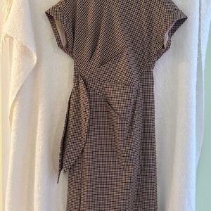 Preston & York Black and Brown Asymmetrical Dress